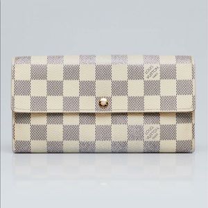 Louis Vuitton White Sarah Wallet